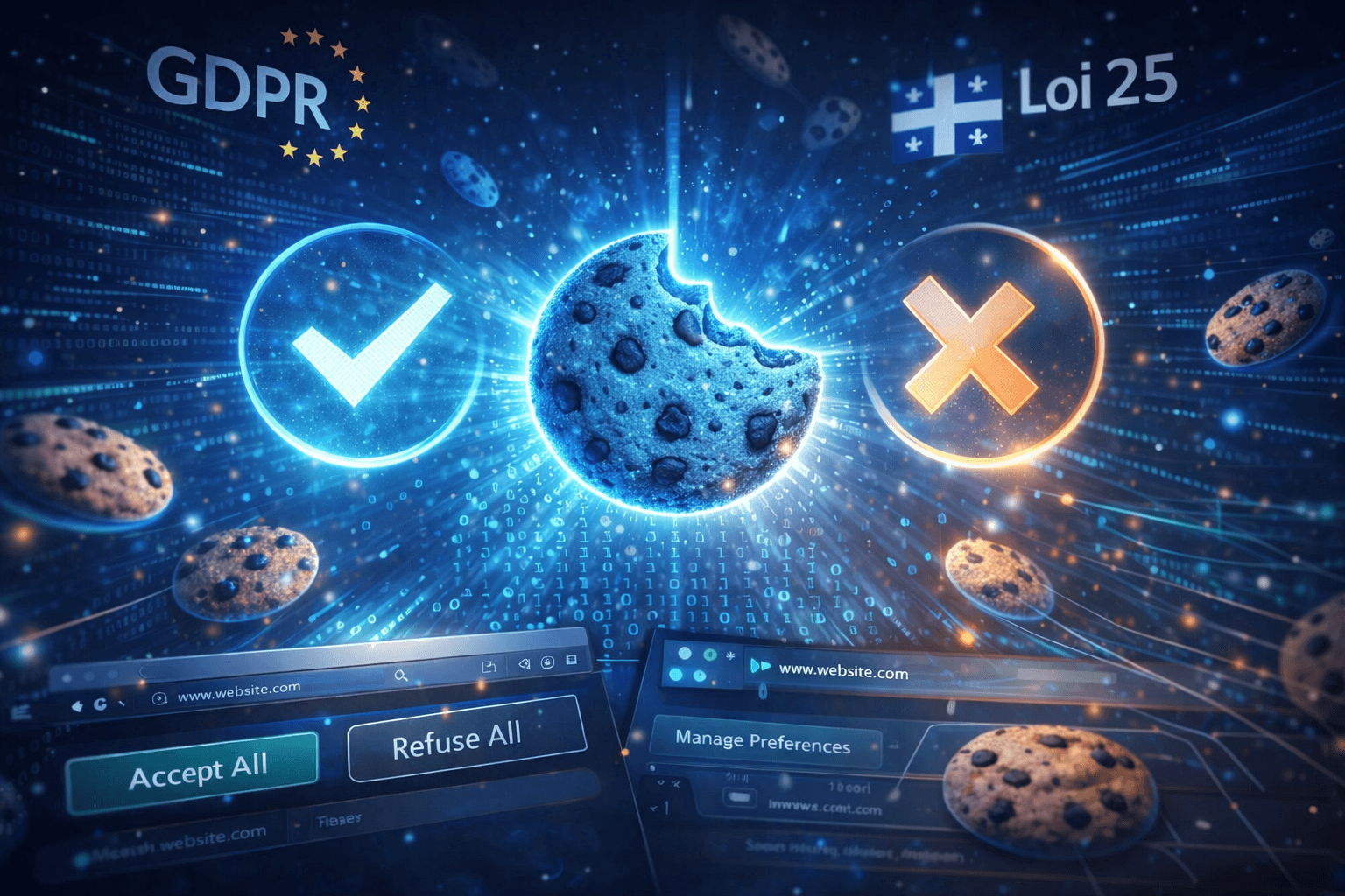 The Cookie Consent Paradox: Why Privacy Laws Like Law 25 and GDPR Require Cookies to Refuse Cookies